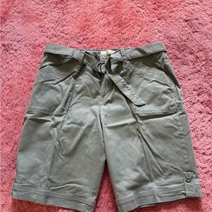 Olive Green Women’s Casual Shorts